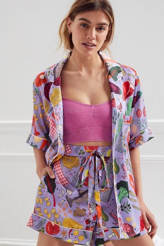 Karen Mabon Chef’s Table Pyjama Set – printed PJs – pyjamas