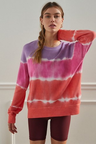 Sundry Gradient Tie-Dye Sweatshirt / bright multicoloured sweatshirts