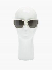Vintage style eyewear | DIOR 30Montaigne rectangular acetate sunglasses | retro sunnies