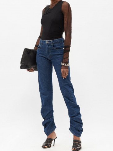 VAQUERA Scrunch gathered jeans | scrunched denim