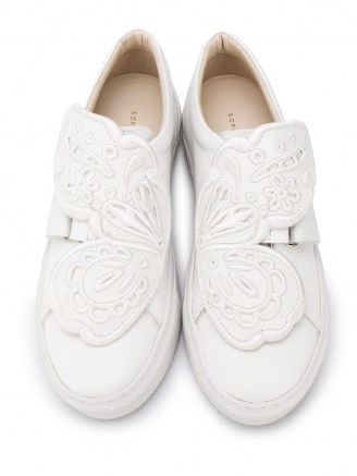 Sophia Webster white butterfly sneakers