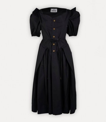 Vivienne Westwood SATURDAY DRESS – puff sleeve corset style dresses - flipped