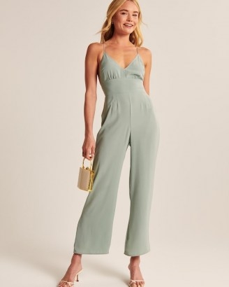 Abercrombie & Fitch Crossback Jumpsuit | Best Dressed Guest Collection - flipped
