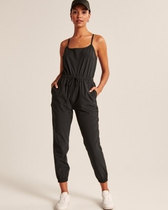 Abercrombie & Fitch Racerback Scoopneck Jumpsuit | 96 Hours Collection - flipped
