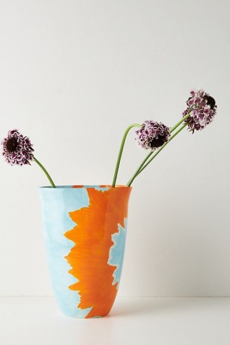 Elnaz Nourizadeh Soul of Colours Vase ~ vibrant hand paintd vases