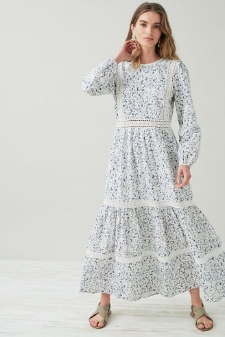 Lily & Lionel Lara Broderie Maxi Dress – long sleeve floral print breezy summer dresses