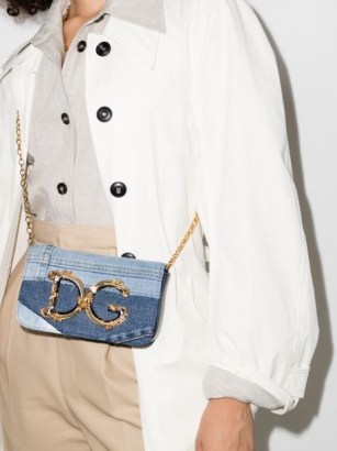 Dolce & Gabbana DG Girls denim mini bag ~ logo crossbody bags