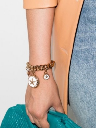 Versace Trésor de la Mer charm bracelet / sea inspired chain bracelets with charms