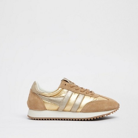 Gola gold metallic runner trainers ~ sports luxe trainer
