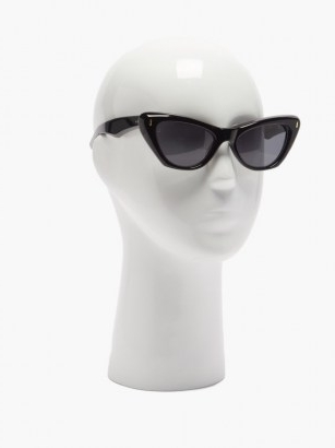 JACQUES MARIE MAGE Kelly cat-eye acetate sunglasses / Grace Kelly style eyewear / vintage style sunnies