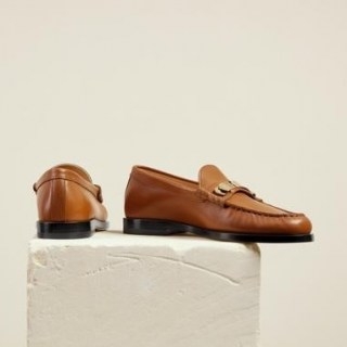DEAR FRANCES LUCA LOAFER ~ tan-brown leather loafers - flipped
