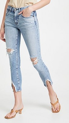 MOUSSY VINTAGE MV Ithan Skinny Jeans | ripped and faded denim skinnies