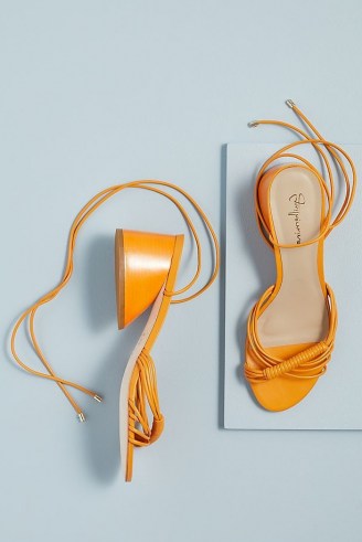 Guilhermina Asten Block-Heel Sandals Orange - flipped
