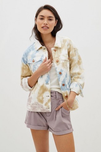 Pilcro Tie-Dye Denim Jacket | womens casual jackets | perfect summer weekend style | women’s stylish outerwear