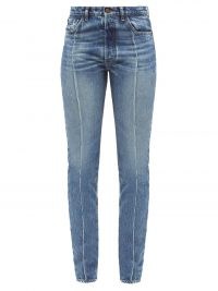 MAISON MARGIELA Distressed high-rise straight-leg jeans