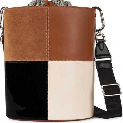 FURLA LIPARI Bucket Bag M Cognac H ~ chic vintage style bags ~ neutral handbags - flipped