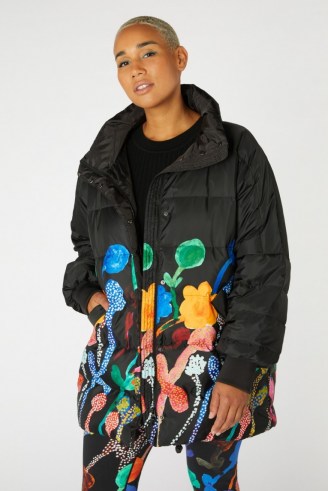 Georgia Szmerling x Gorman GEORGIAS GARDEN PUFFER – women’s padded vibrant print jackets – multicoloured floral coats