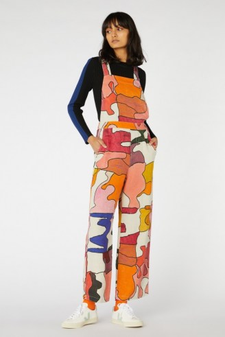 Robyn Doherty x Gorman JIGSAW OVERALLS – multicoloured dungarees