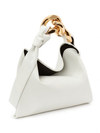 JW Anderson SMALL CHAIN HOBO – luxe top handle bags