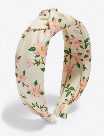 Draper James Knotted Headband in Magnolia | floral headbands | women’s summer hair accessories