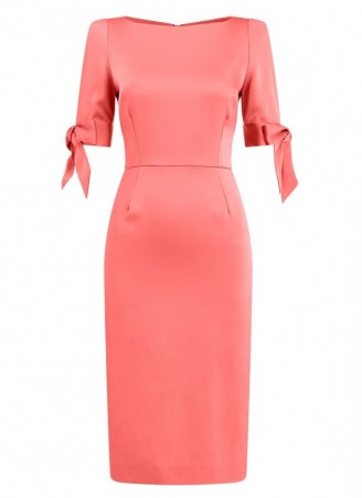 goat MARQUISE CADY PENCIL DRESS ~ women’s pink occasion dresses ~ womens occasionwear ~ jane atelier fashion - flipped