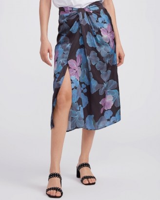 PAIGE Rosita Skirt | floral sarong skirts - flipped