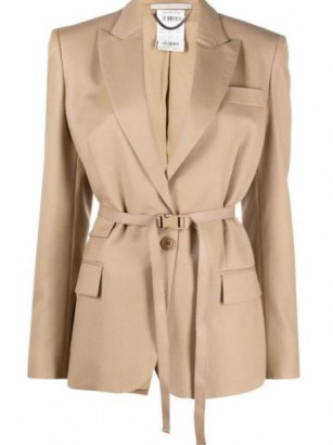 Stella McCartney Bella belted blazer ~ womens skinny belt blazers ~ women’s designer jackets