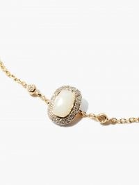 ANISSA KERMICHE October opal, diamond & 14kt gold bracelet ~ delicate birthstone bracelets ~ opals ~ luxe jewellery