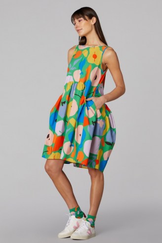 gorman 5 A DAY TULIP DRESS / womens fruit print organic cotton summer dresses