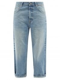 RAEY Dad organic-cotton baggy boyfriend jeans ~ womens sustainable denim ~ relaxed leg ~ crop hem