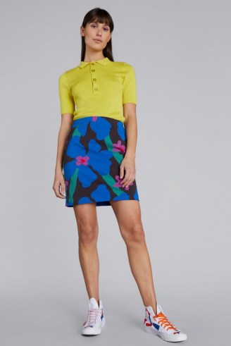 gorman LAWN DAISY MINI SKIRT / bold floral print skirts - flipped