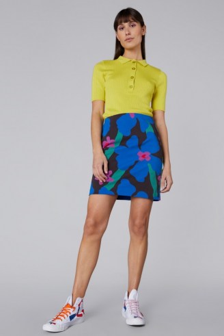 gorman LAWN DAISY MINI SKIRT / bold floral print skirts