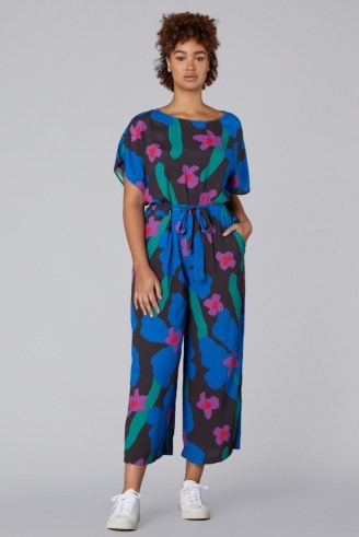 gorman LAWN DAISY PANTSUIT / floral tie waist jumpsuits / womens all-in-one pantsuits
