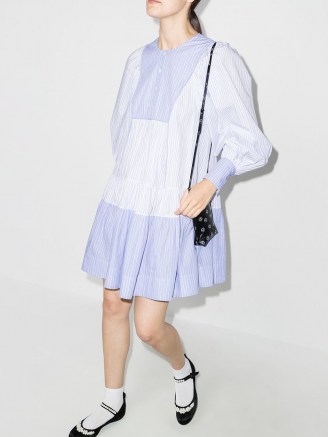 Lee Mathews Diana striped organic cotton dress | womens relaxed fit summer dresses