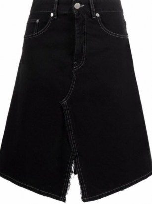 MM6 Maison Margiela asymmetric denim skirt | womens casual skirts