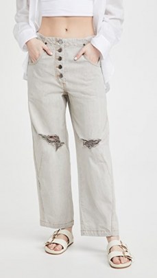 Rachel Comey Wilkes Denim Pants | womens ripped non stretch jeans