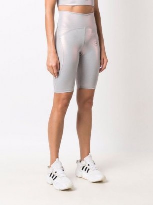 adidas by Stella McCartney shiny cycling shorts – womens luxe style sportswear