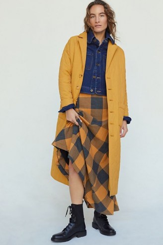 dRA Ginny Quilted Coat / longline lightweight coats - flipped