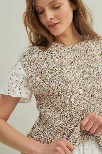 Stella Nova Hallie Knitted Vest / speckled knitwear / cap sleeve tank tops