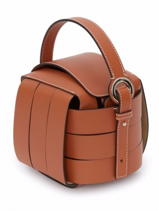 JW Anderson KNOT BAG – JW Anderson brown leather top handle bags