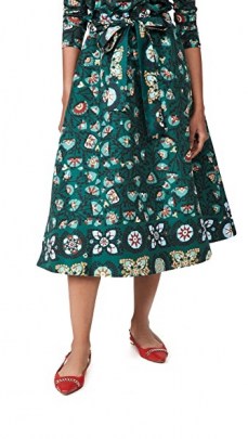 La Double J Sardegna Skirt in Suzany / vintage inspired skirts / floral retro fashion - flipped