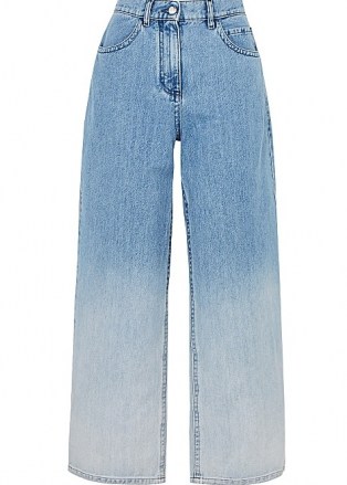 MARNI Blue dégradé wide-leg jeans | womens blue designer denim - flipped