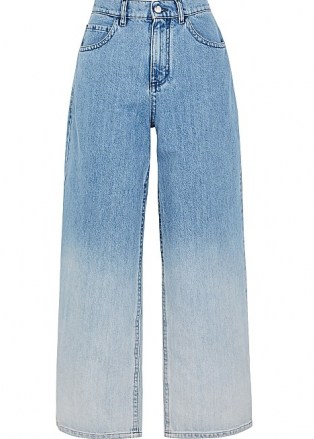 MARNI Blue dégradé wide-leg jeans | womens blue designer denim