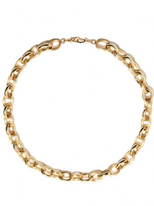 MARIE LICHTENBERG Rosa 10kt gold chain choker – womens large chain chokers – women’s fine luxe jewellery