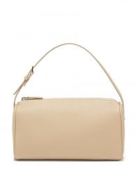 THE ROW 90s small beige-leather shoulder bag – THE ROW minimalist handbags