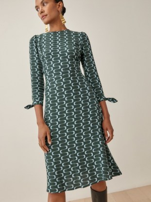 Reformation Port Dress in Venture | chic retro dresses | womens vintage style fashion