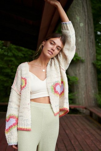 Daily Practice by Anthropologie Love Me Cardigan / slouchy open front cardigans / snugly loungewear knits / lounge knitwear - flipped