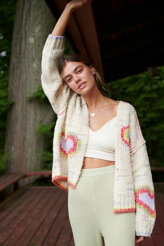 Daily Practice by Anthropologie Love Me Cardigan / slouchy open front cardigans / snugly loungewear knits / lounge knitwear