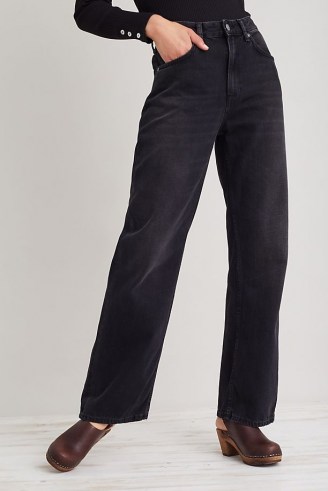 Nudie Jeans Clean Eileen Jeans in Black | womens 100% organic cotton denim fashion