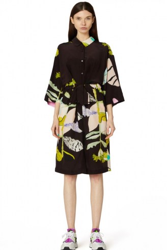 Kaitlin Johnson x Gorman FLORET SHIRT DRESS – printed kimono style tie waist dresses – floral prints